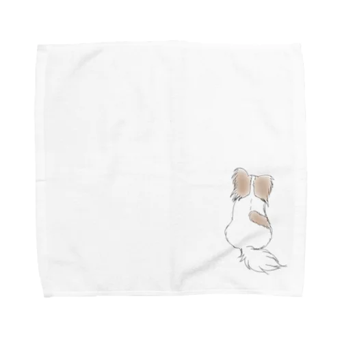 パピヨン Towel Handkerchief