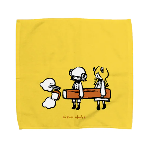 おいしいおばけ（食パン） Towel Handkerchief