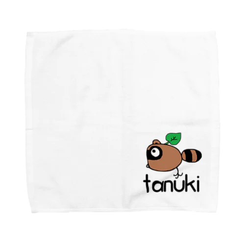 たぬきるあー Towel Handkerchief