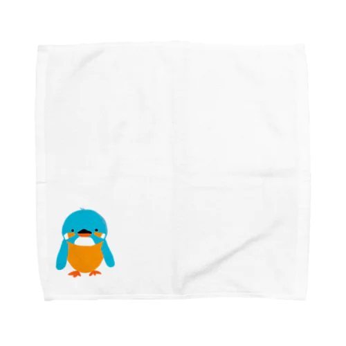 かわせみポヨン Towel Handkerchief