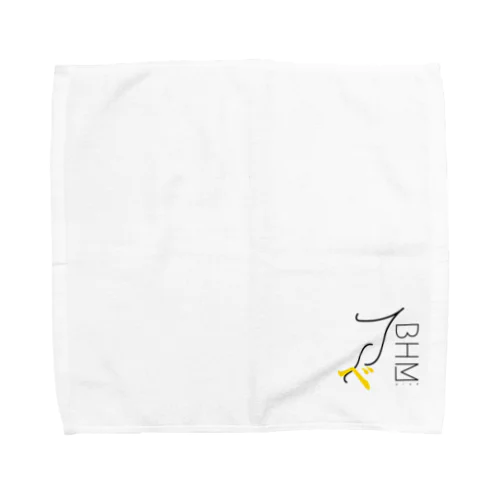 べひーもす【公式】ロゴグッズ　黒 Towel Handkerchief