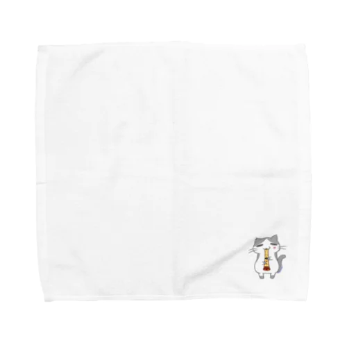 ひのもとにゃんこ®️ 尺八 / 雷蔵 Towel Handkerchief