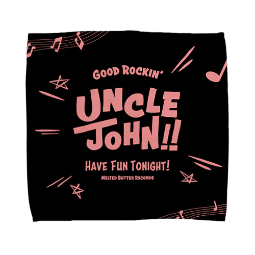 BLACK×PINK UNCLE JOHN Towel Handkerchief