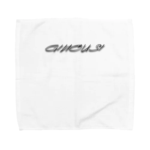 ぎのうし群”GINOUSHI(ワイヤー白銀)”032 Towel Handkerchief