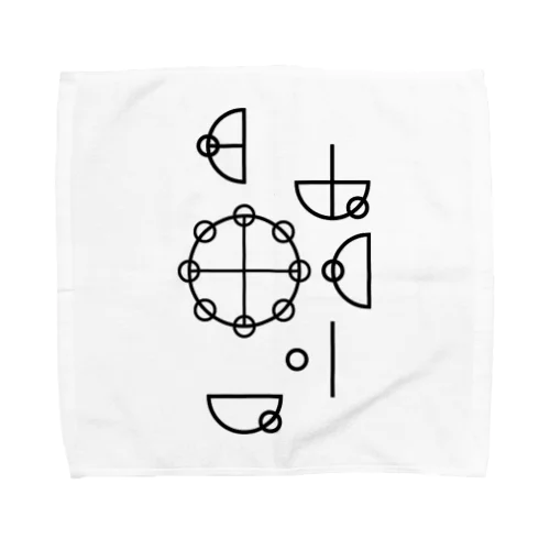 いやしんすカタカムナ「バランスの達人」 Towel Handkerchief