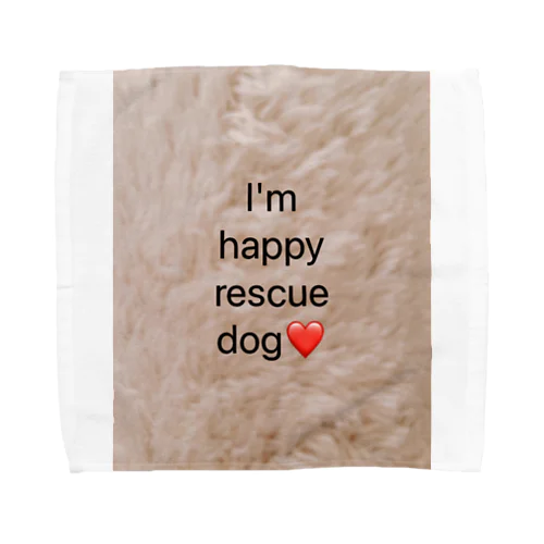 ❤️幸せな保護犬と飼い主さんの為のグッズ❤️ Towel Handkerchief