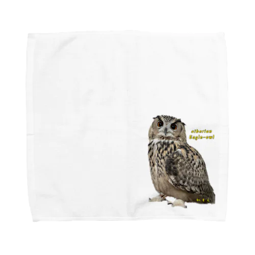 れもんワシミミズク Towel Handkerchief