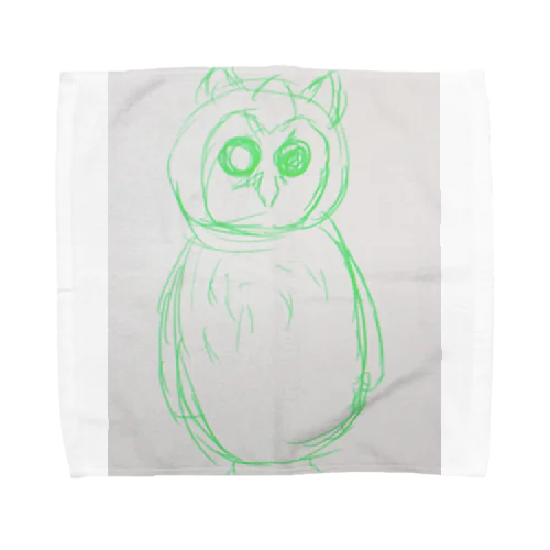 ふくろう Towel Handkerchief