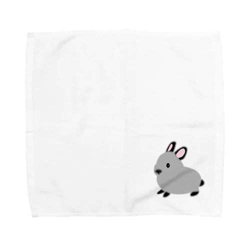 うさぎ　サイアミーズスモークパール Towel Handkerchief