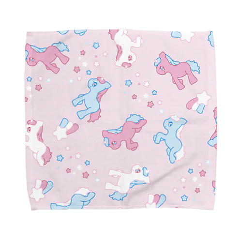 ユニコーン/ピンク Towel Handkerchief