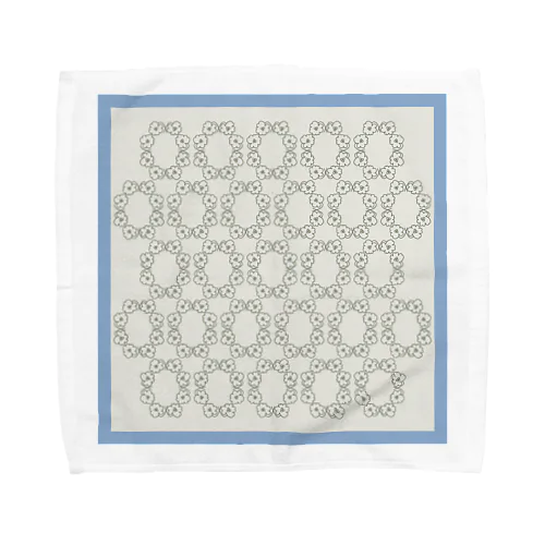 春の花柄b Towel Handkerchief