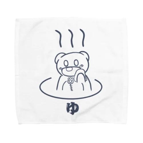 Pop & Bitter Sweet Bear No.0 温泉ものがたり♨ Towel Handkerchief