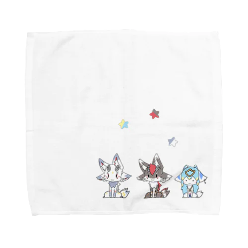 うちの子3匹ズ Towel Handkerchief