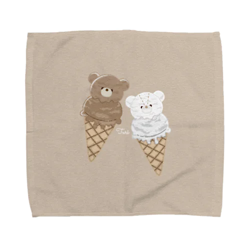 ゆるくまコキヌゥ&ギムゥブアイス Towel Handkerchief