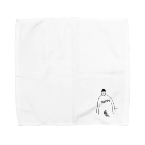 深夜のハッピーくん Towel Handkerchief