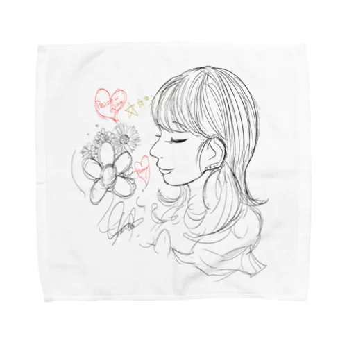 愛と平和でSHOW Towel Handkerchief
