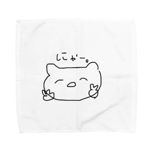 にゃんめの日常 Towel Handkerchief