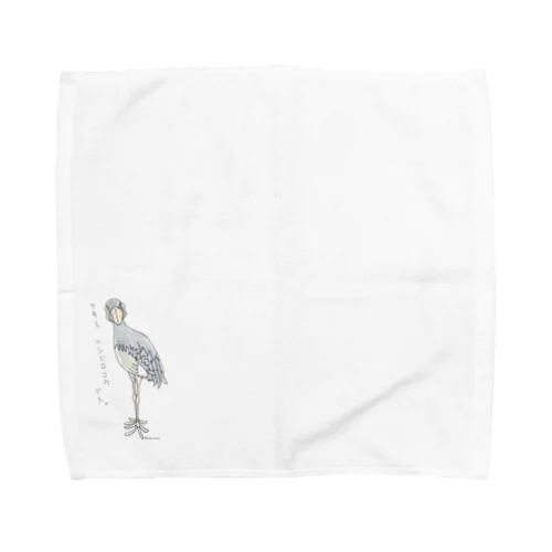 ハシビロコウ Towel Handkerchief