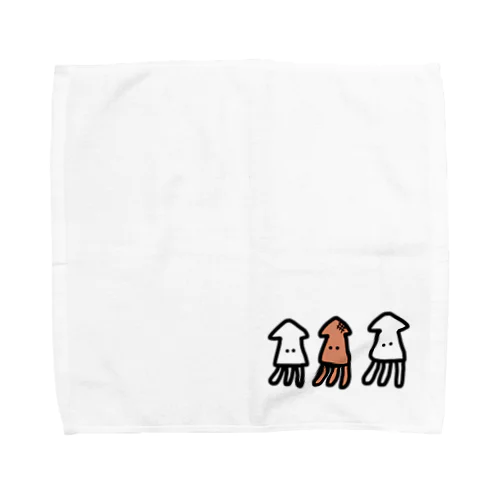 いか焼きイカいか Towel Handkerchief