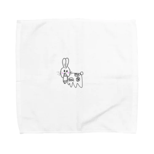 ウェーブしちゃう、うしぎ Towel Handkerchief