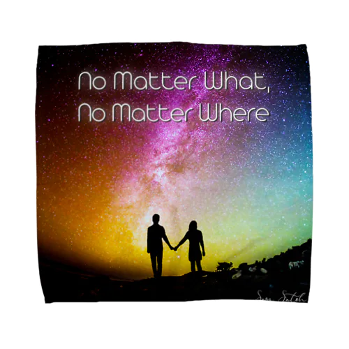 No Matter What, No Matter Where - Sora Satoh Towel Handkerchief