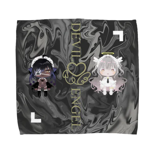 オリキャラ天使悪魔 Towel Handkerchief