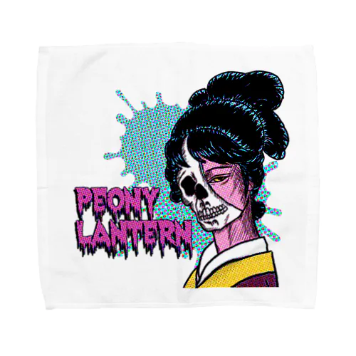 peony lantern【牡丹灯籠】 Towel Handkerchief