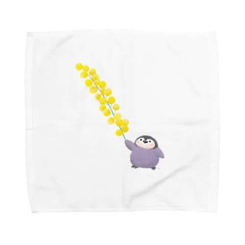 ペンギン　ミモザつかまえた！ Towel Handkerchief