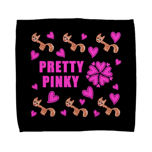 PrettyPinkyハンドタオル 타월 손수건