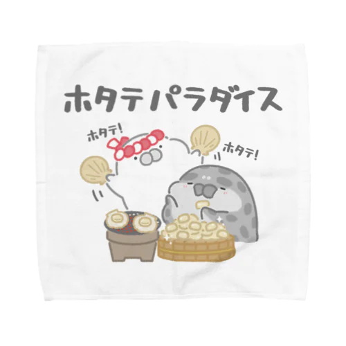 ホタテパラダイス Towel Handkerchief