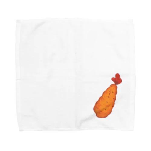 眠れるエビフライ Towel Handkerchief