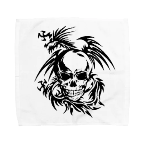 ドラゴンスカルデザイン Towel Handkerchief