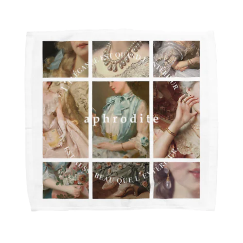 aphrodite.  Towel Handkerchief