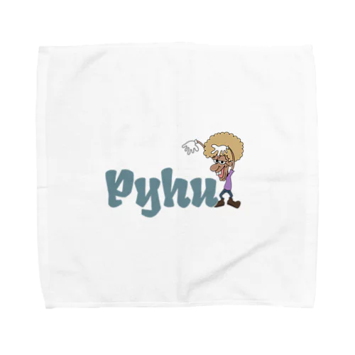 Pyhuくんロゴ Towel Handkerchief