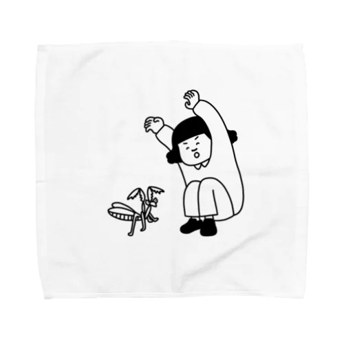 つよいぞかまきり Towel Handkerchief