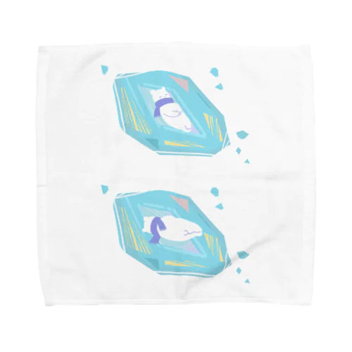 ねむねむシロクマ Towel Handkerchief