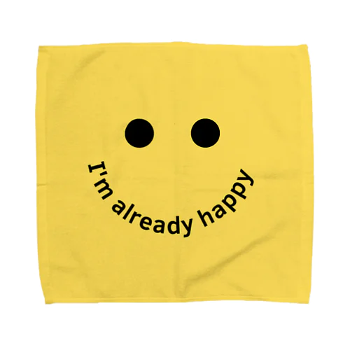 🪄 I'm already happy✨ Towel Handkerchief