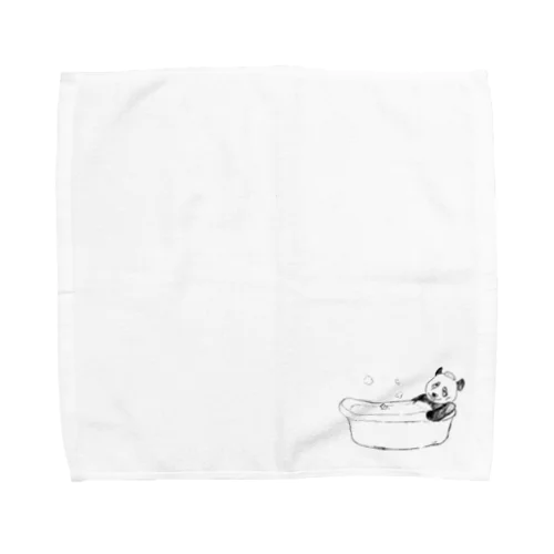 風呂パンダ Towel Handkerchief