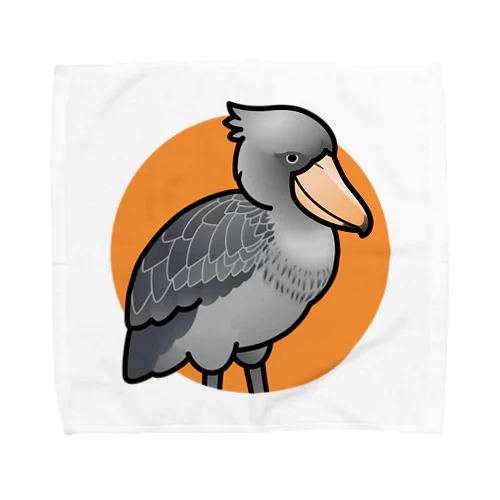 Chubby Bird ハシビロコウ Towel Handkerchief