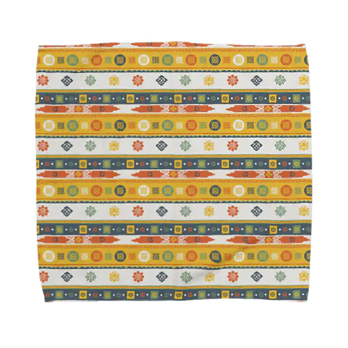 チベットのお寺（ 黄色） Towel Handkerchief