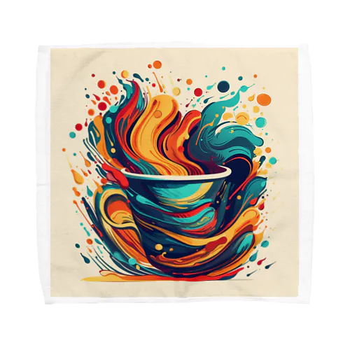 PixelBrew Cup D Towel Handkerchief