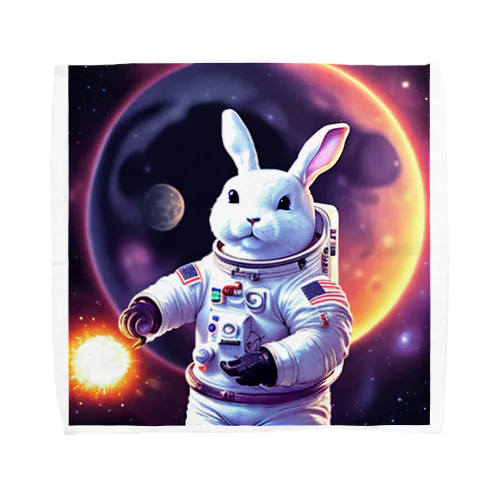 space usagi rabbit タオルハンカチ