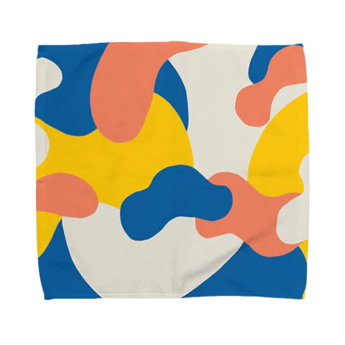 smoky clouds (blue) Towel Handkerchief