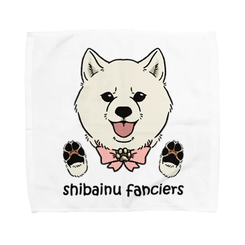 shiba-inu fanciers(白柴) Towel Handkerchief