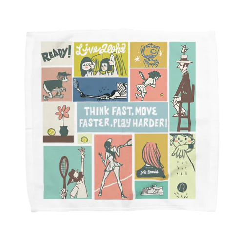 Y's Tennis グラフィックオリジナル Towel Handkerchief