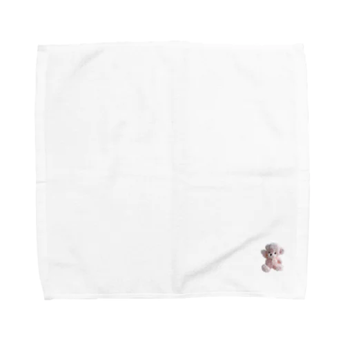 おすわりクマさん Towel Handkerchief