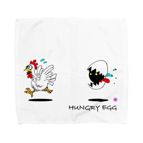 『Hungry egg』シリーズ・「逃げろ‼︎」 Towel Handkerchief