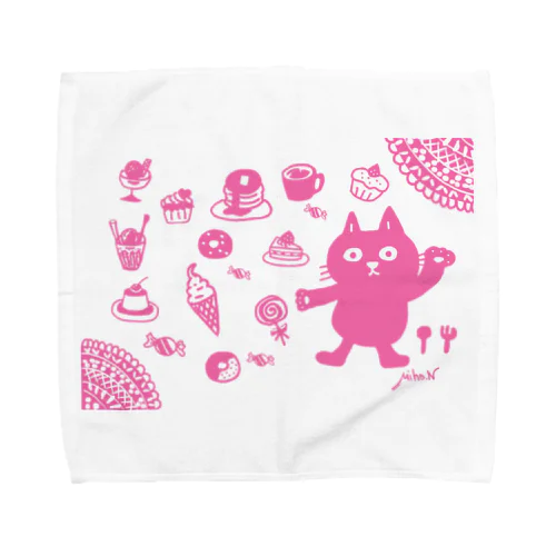 スイーツみぃにゃん Towel Handkerchief