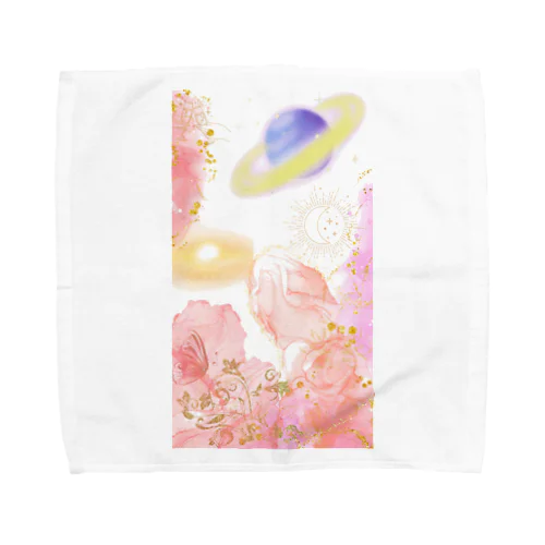 rose space Towel Handkerchief