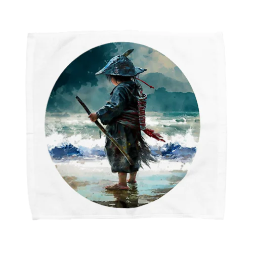 Little Samurai Towel Handkerchief